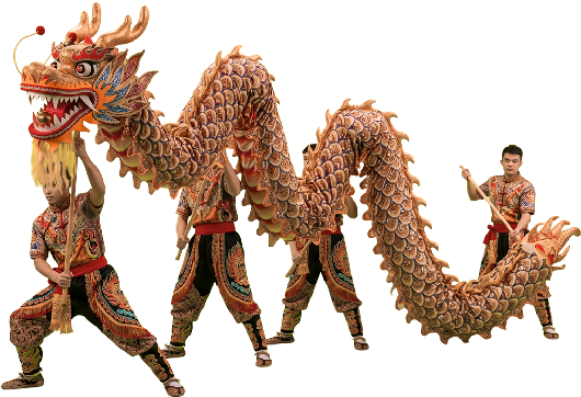 La danza del dragon china